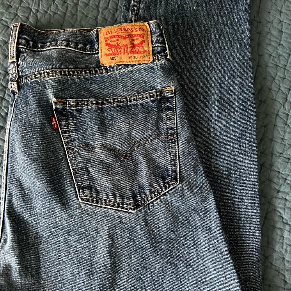 Men's Levis 505 Jeans 36 x 34 Excellent